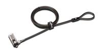 Kensington K63331WW kabelslot zwart/zilver – kabelslot (zwart, zilver, cijfervergrendeling, laptop)
