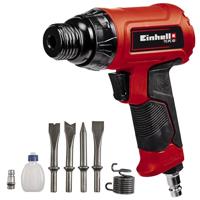 Einhell Pneumatische Hakbeitel TC-PC 45 (1.2 J slagkracht, anti-slip rubberen handgreep, binnenzeskantopname, incl. 4-dlg beitelset (120 mm), transport- en opbergkoffer)