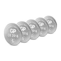 GP lithiumbatterij 3V CR2016 - Pack van 5