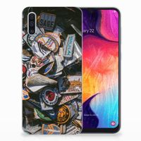 Samsung Galaxy A50 Siliconen Hoesje met foto Badges