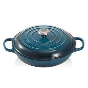 LE CREUSET - Signature - Campagnard braadpan 30cm 3,50L Deep Teal