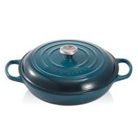 LE CREUSET - Signature - Campagnard braadpan 30cm 3,50L Deep Teal - thumbnail