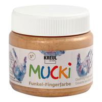 Creativ Company Mucki Vingerverf Goud Metallic, 150ml - thumbnail