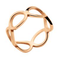 Midi-ring Met roségoud verguld chirurgisch staal Ringen