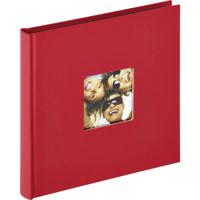 walther+ design Walther FA-199-R Fotoalbum (b x h) 18 cm x 18 cm Rood 30 bladzijden - thumbnail