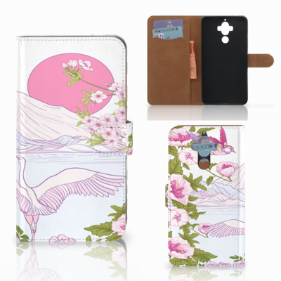 Huawei Mate 9 Telefoonhoesje met Pasjes Bird Standing Huawei Mate 9 Telefoonhoesje met Pasjes Bird Standing