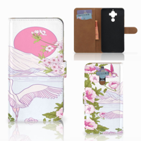 Huawei Mate 9 Telefoonhoesje met Pasjes Bird Standing