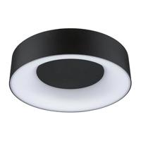 Paulmann Casca Led-plafondlamp met lamp, 23 W, 3000 K, 2100 lm, mat zwart