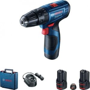 Bosch Blauw GSB 120-LI | Klopboor-/schroefmachine | 2x 2.0Ah accu&apos;s in koffer - 06019G8100