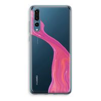 Paarse stroom: Huawei P20 Pro Transparant Hoesje