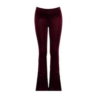 CoolCat Junior flared broek Pom donkerrood