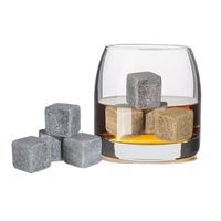 6x Whiskey/whisky stenen 2,5 cm