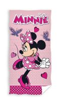 Minnie Mouse strandlaken Happy 70 x 140 cm Roze - thumbnail