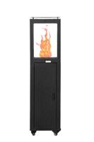 Green Flame Pellet Heater Zwart
