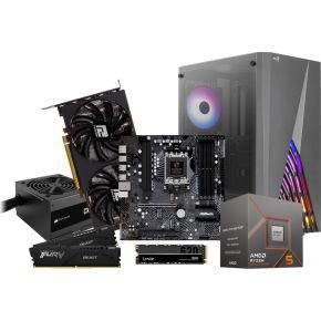 Megekko Zelfbouw Systeem Ryzen 5 8400F + RX 6600