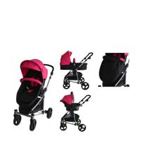 Xadventure inspire 3-in-1 combi kinderwagen - roze