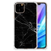 Apple iPhone 11 Pro Anti-Shock Hoesje Marmer Zwart - Origineel Cadeau Vader
