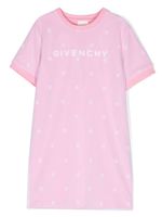 Givenchy Kids robe à logo imprimé - Rose