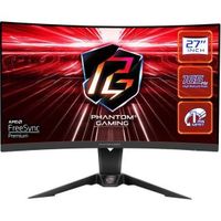 ASRock Phantom Gaming PG27Q15R2A 27 Quad HD 165Hz Curved VA Monitor - thumbnail