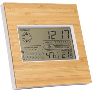 Thermometer en Hygrometer met wekker