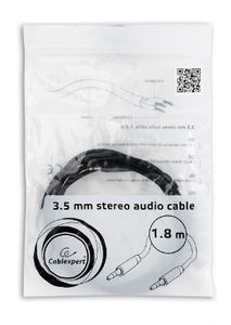 Gembird CCAP-444-6 audio kabel 1,8 m 3.5mm Zwart