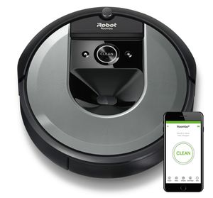 iRobot Roomba i7150 Robotstofzuiger Zilver, Zwart Besturing via App, Spraakgestuurd, Compatibel met Amazon Alexa, Compatibel met Google Home