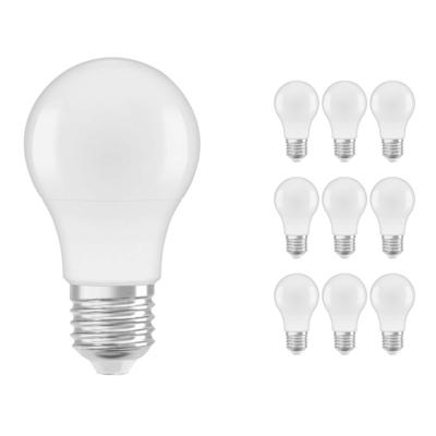 Voordeelpak 10x Osram Parathom Klassiek E27 A55 6W 840 470lm Mat | Koel Wit - Vervangt 40W