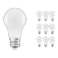 Voordeelpak 10x Osram Parathom Klassiek E27 A55 6W 840 470lm Mat | Koel Wit - Vervangt 40W