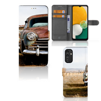 Samsung Galaxy A14 5G Telefoonhoesje met foto Vintage Auto - thumbnail