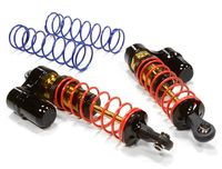 Integy V2 MXR9 Front Piggyback Shock, Black - Traxxas Slash/Rustler/Stampede