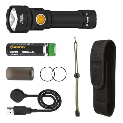 Armytek EDC zaklamp, Prime C2 Pro Max, warmwit, 3720 lumen