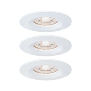 Paulmann 94299 EBL Nova mini Coin LED-inbouwlamp Set van 3 stuks 4 W Wit