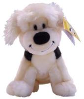 Studio 100 knuffelhond Samson en Marie 20 cm pluche wit
