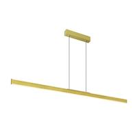 SLV Hanglamp ONE LINEAR 140 / woonkamerlamp, binnenverlichting, hanglamp, eetkamer, LED, plafondlamp, 3000K 35W 1875lm messing dimbaar