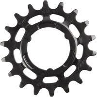 KMC Tandwiel 21T Zwart 3/32 Heren Fietsen ETRTO 25 Chromoly Black