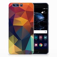 Huawei P10 Plus TPU Hoesje Polygon Color - thumbnail