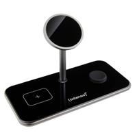 Intenso MB13 Hoofdtelefoons, Smartphone, Smartwatch Zwart USB Draadloos opladen Snel opladen Binnen - thumbnail