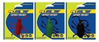 Petsport Kattenkruid cricket rood speelgoed