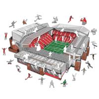 Iconic Puzzles, Liverpool FC Anfield Stadium, 100% eco-duurzame houten puzzel met officiële licentie, maat M, 270 stukjes
