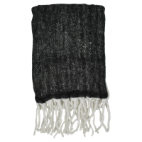 Wants&Needs Accessoires Plaid Acryl Zwart 130 x 150