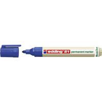 Edding edding 21 permanent marker EcoLine 4-21003 Permanent marker Blauw Watervast: Ja - thumbnail