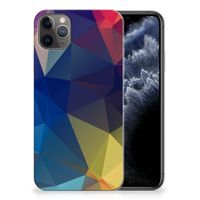 Apple iPhone 11 Pro Max TPU Hoesje Polygon Dark