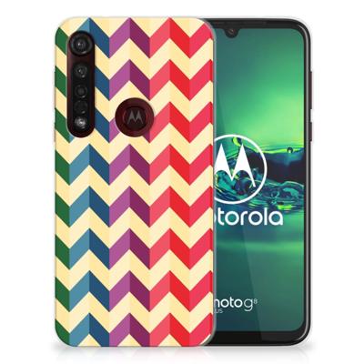 Motorola Moto G8 Plus TPU bumper Zigzag Multi Color Motorola Moto G8 Plus TPU bumper Zigzag Multi Color
