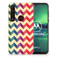 Motorola Moto G8 Plus TPU bumper Zigzag Multi Color