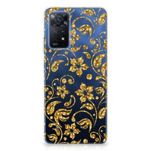 Xiaomi Redmi Note 11 Pro 5G TPU Case Gouden Bloemen