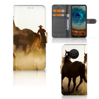 Nokia X10 | Nokia X20 Telefoonhoesje met Pasjes Design Cowboy - thumbnail