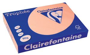 Clairefontaine Trophée Pastel, gekleurd papier, A3, 80 g, 500 vel, zalm