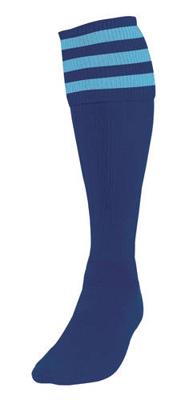 Precision voetbalsokken Stripe junior nylon groen/wit