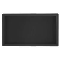 Wandnis Wiesbaden Demis | Inbouw | 60x30x7 cm | 1 vak | Zwart mat
