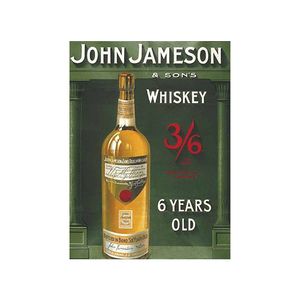 Mini muurplaatje John Jameson 15 x 20 cm